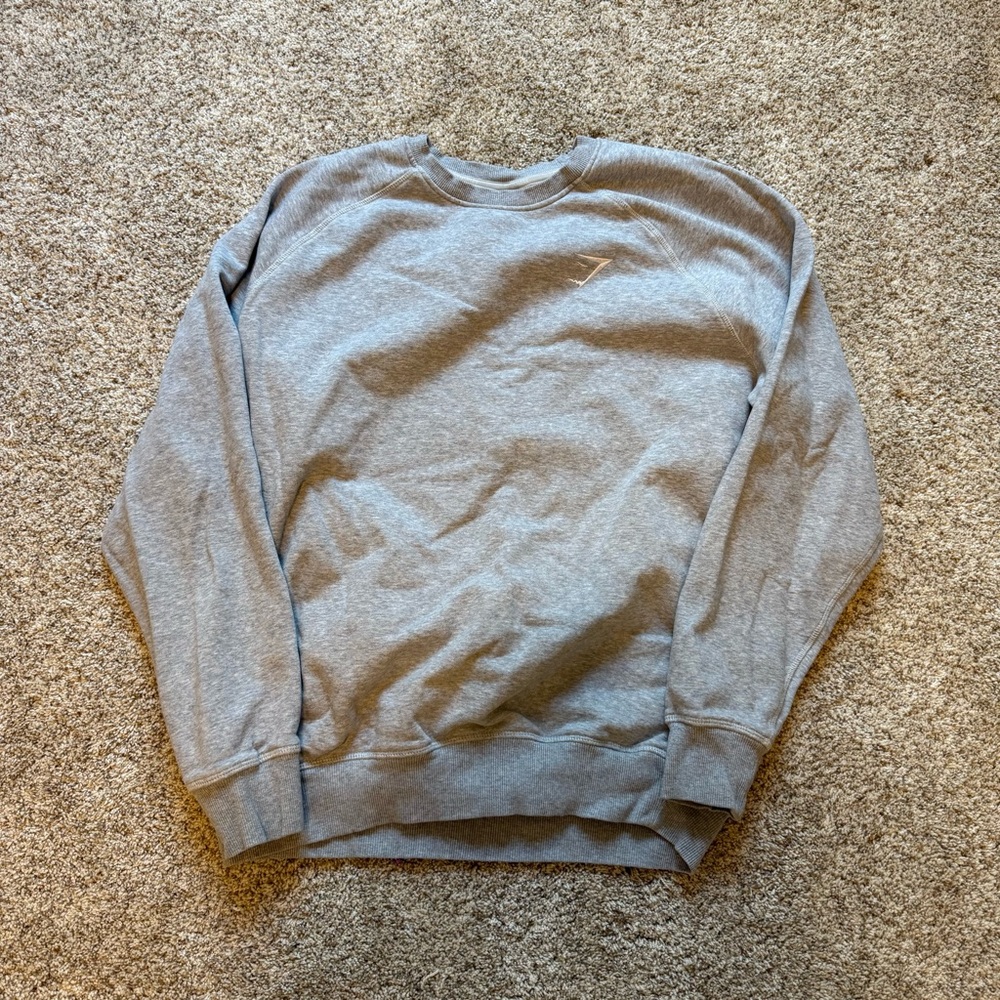 Gymshark Light Gray Crewneck Sweater
